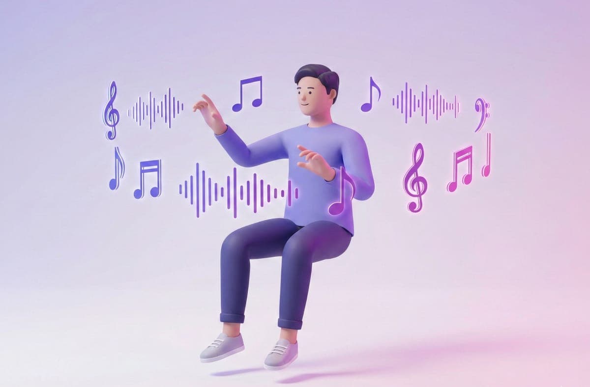 アイデアメモから曲が立ち上がるイメージ